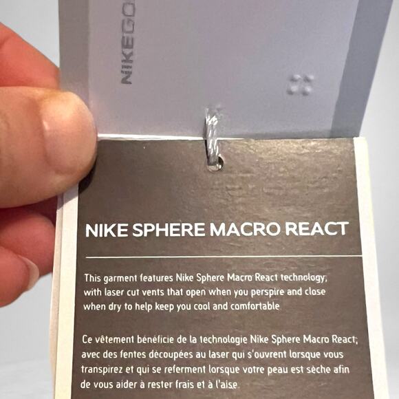 Nike‎ golf womens polo shirt drifit white and green with collar sleevless - Picture 10 of 10